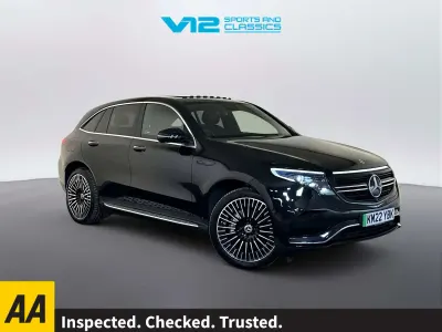 Used Mercedes EQC400 AMG Line Premium 300 kW (408 HP) 2022 Black SUV