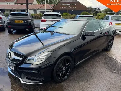 Begagnad Mercedes E220 AMG 2014 Svart Cab
