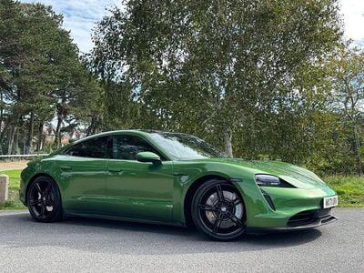 Green Used 2021 Porsche Taycan Performance Package Sedan | £39,490 (Fair price)