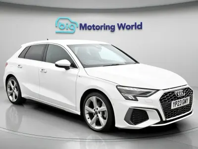 Used Audi A3 S-Line 150 HP (110 kW) 2023 White Sedan