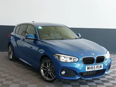 Used BMW 120 M Sport 177 HP (130 kW) 2016 Blue Hatchback