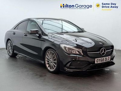 Usado Mercedes CLA200 AMG line 156 HP (114 kW) 2018 Preto Coupé