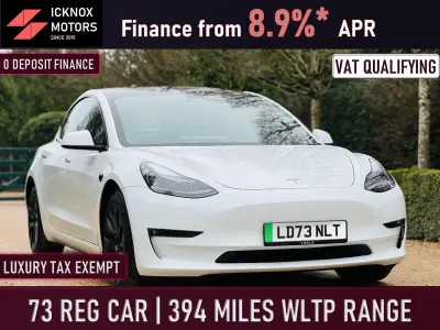 Used Tesla Model 3 Long Range RWD 235 kW (320 HP) 2023 White Sedan