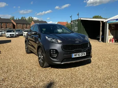 Used Kia Sportage GT-Line 174 HP (127 kW) 2016 Silver SUV