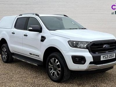 White Used 2021 Ford Ranger Wildtrack Pickup | £17,566