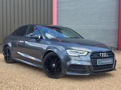 Used Audi A3 Black Edition 150 HP (110 kW) 2017 Grey Sedan
