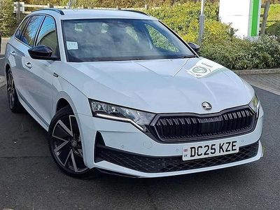 Used Skoda Octavia SportLine 147 HP (108 kW) 2025 Moon white metallic Estate