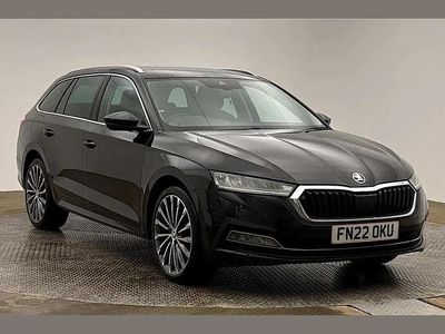 Used Skoda Octavia SE L 200 HP (147 kW) 2022 Black Estate