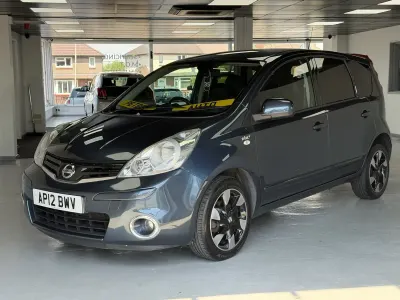 Used Nissan Note N-TEC 110 HP (80 kW) 2012 Blue Hatchback