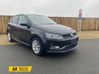 Used VW Polo SE 90 HP (66 kW) 2015 Black Hatchback