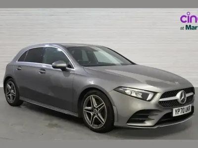 Used Mercedes A250 AMG line 224 HP (164 kW) 2020 Grey Hatchback