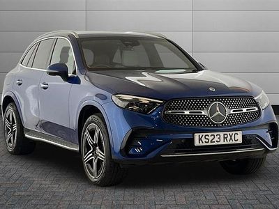 Spectral blue Used 2023 Mercedes GLC300e AMG Line Premium Estate | £45,490 (Expensive)