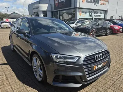Used Audi A3 S-Line 150 HP (110 kW) 2019 Grey Sedan