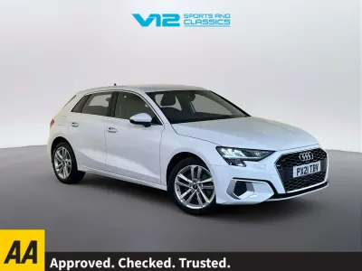 Begagnad Audi A3 Sport 2021 Vit Sedan