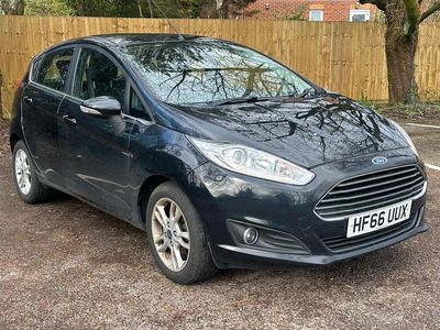 Used Ford Fiesta Zetec 2016 Black Hatchback