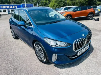 Used BMW 225 Active Tourer Luxury Line 242 HP (177 kW) 2023 Blue MPV