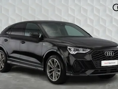 Used Audi Q3 Sportback Black Edition 150 HP (110 kW) 2023 Mythos black SUV