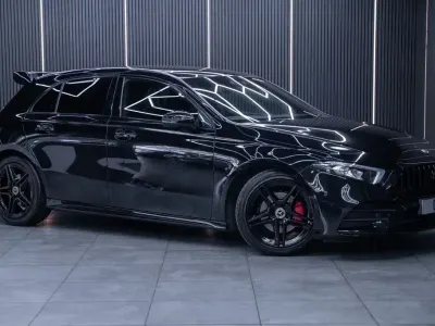 Used Mercedes A200 AMG Line Premium 160 HP (117 kW) 2019 Black Hatchback