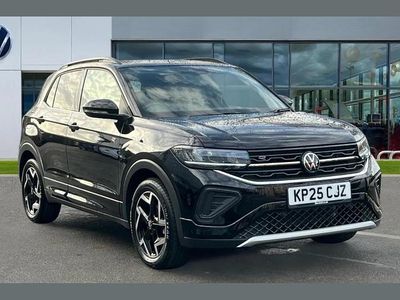 Black Used 2025 VW T-Cross R-line SUV | £24,537 (A bit pricey)