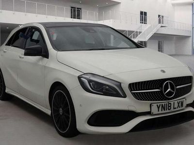 White Used 2018 Mercedes A180 AMG Line Premium Hatchback | £8,471 (Fair price)