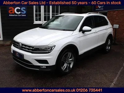 Używany VW Tiguan SEL 150 KM (110 kW) 2018 Biały SUV