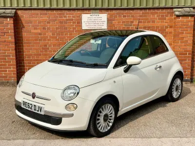 Used Fiat 500 Lounge 2012 White Hatchback