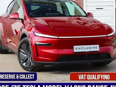 Used Tesla Model Y Long Range AWD 286 kW (389 HP) 2025 Red SUV