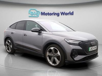 Grey Used 2024 Audi Q4 Sportback e-tron Black Edition SUV | £30,300 (Good price)