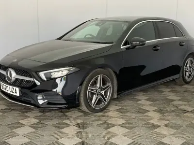 Used Mercedes A200 AMG line 163 HP (119 kW) 2020 Black Hatchback