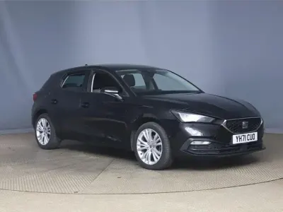 Used Seat Leon SE Dynamic 110 HP (80 kW) 2021 Black Hatchback
