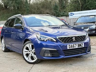 Used Peugeot 308 SW GT-line 180 HP (132 kW) 2017 Blue Estate