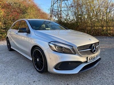 Silver Used 2016 Mercedes A200 AMG Line Premium Hatchback | £8,990 (Fair price)