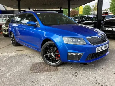 Used Skoda Octavia vRS 2013 Blue Estate