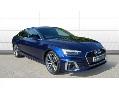 Used Audi A5 S-Line 161 HP (118 kW) 2023 Blue Coupe