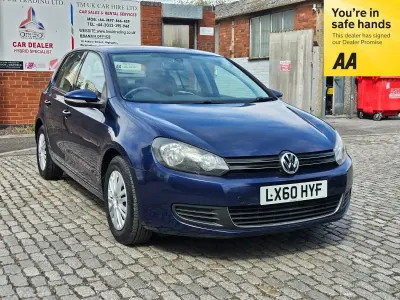 Used VW Golf VI 105 HP (77 kW) 2011 Blue Hatchback