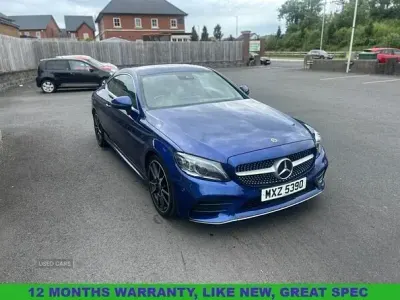 Used Mercedes C220 AMG Line Premium 2018 Blue Coupe