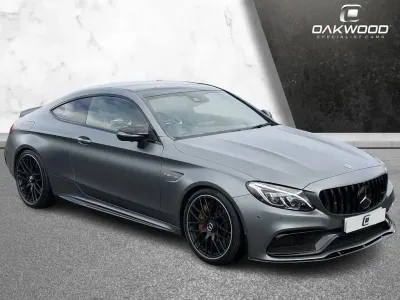 Begagnad Mercedes C63 AMG AMG Edition 1 2017 Grå Sportkupé