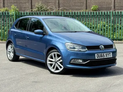 Used VW Polo SEL 90 HP (66 kW) 2015 Blue Hatchback