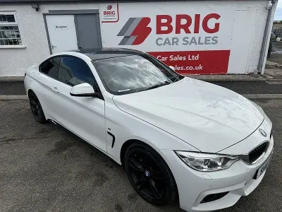 Begagnad BMW 420 M Sport 184 HK (135 kW) 2016 Vit Sportkupé