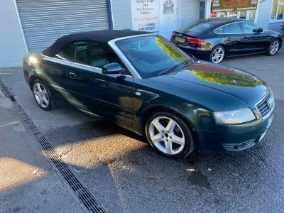 Begagnad Audi A4 Cabriolet Sport 170 HK (125 kW) 2003 Grön Cab