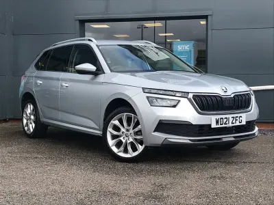 Used Skoda Kamiq SE L 110 HP (80 kW) 2021 Silver SUV