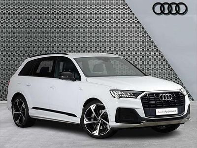Used Audi Q7 Black Edition 281 HP (206 kW) 2021 White SUV