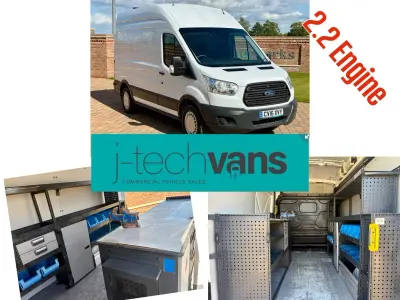 Used Ford Transit 155 HP (114 kW) 2016 White Van