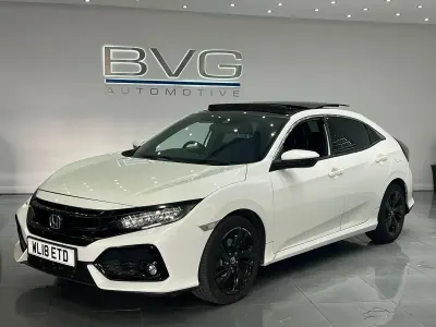 Used Honda Civic EX 120 HP (88 kW) 2018 White Hatchback