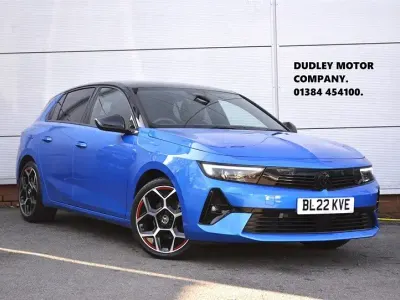 Used Vauxhall Astra GS Line 130 HP (95 kW) 2022 Cobalt blue Hatchback