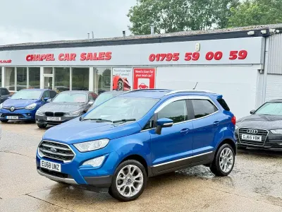 Used Ford Ecosport Titanium 125 HP (91 kW) 2018 Blue SUV