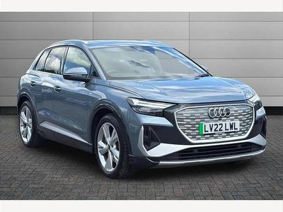 Used Audi Q4 e-tron S-Line 150 kW (204 HP) 2022 Blue SUV
