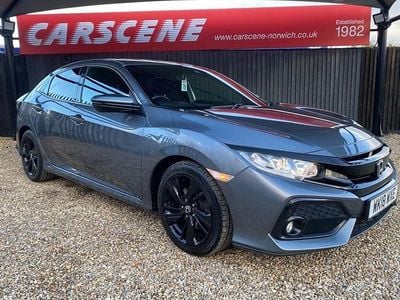 Grey Used 2018 Honda Civic SR Hatchback | £10,999 (Fair price)