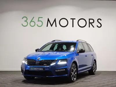 Used Skoda Octavia vRS 184 HP (135 kW) 2017 Blue Estate
