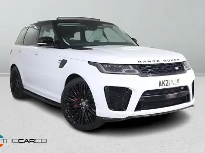 Used Land Rover Range Rover Sport SVR 575 HP (422 kW) 2021 White SUV